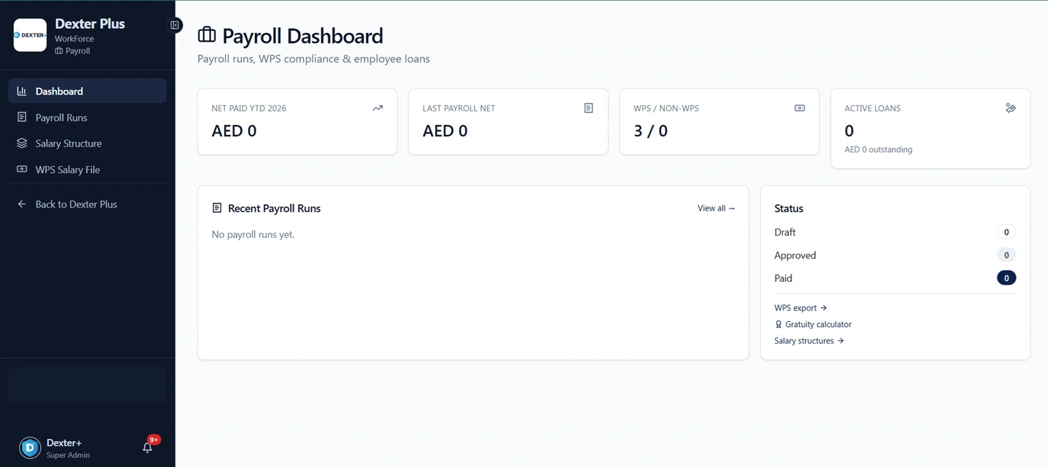 Payroll module